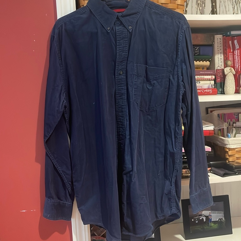 Long sleeved corduroy shirt